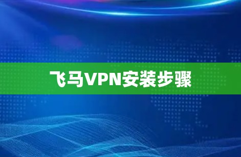 飞马VPN安装步骤