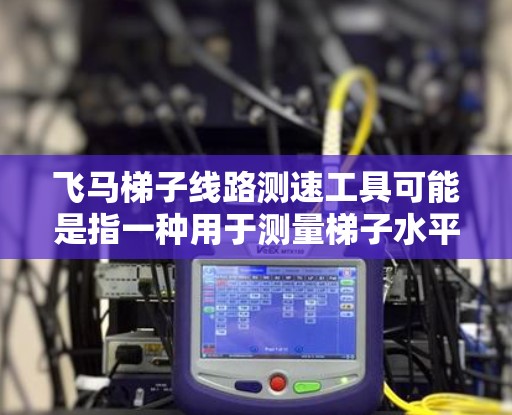 飞马梯子线路测速工具可能是指一种用于测量梯子水平度或倾斜度的工具。常见的类似工具包括电子测距仪、激光测距仪、倾角测量仪等。以下是一些可能的工具和方法