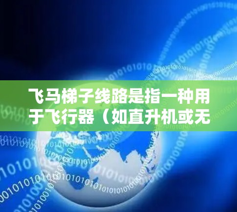飞马梯子线路是指一种用于飞行器（如直升机或无人机）在特定复杂地形或环境中飞行的路线规划。以下是飞马梯子线路的详细解析