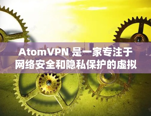 AtomVPN 是一家专注于网络安全和隐私保护的虚拟专用网络（VPN）服务提供商。AtomVPN 提供高安全性、稳定性和匿名性的网络连接，特别适合需要保护隐私和网络安全的用户